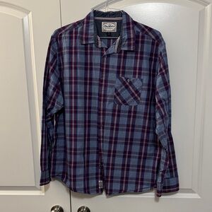 Casual Plaid Button-Down Shirt